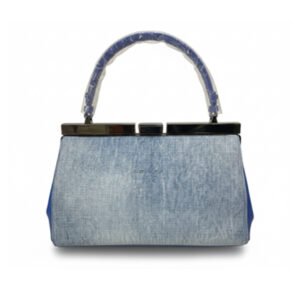 The Blue Denim Frame Bag