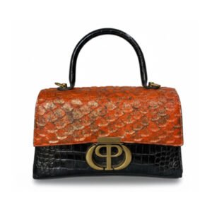 The Inferno Croc-Flap Bag