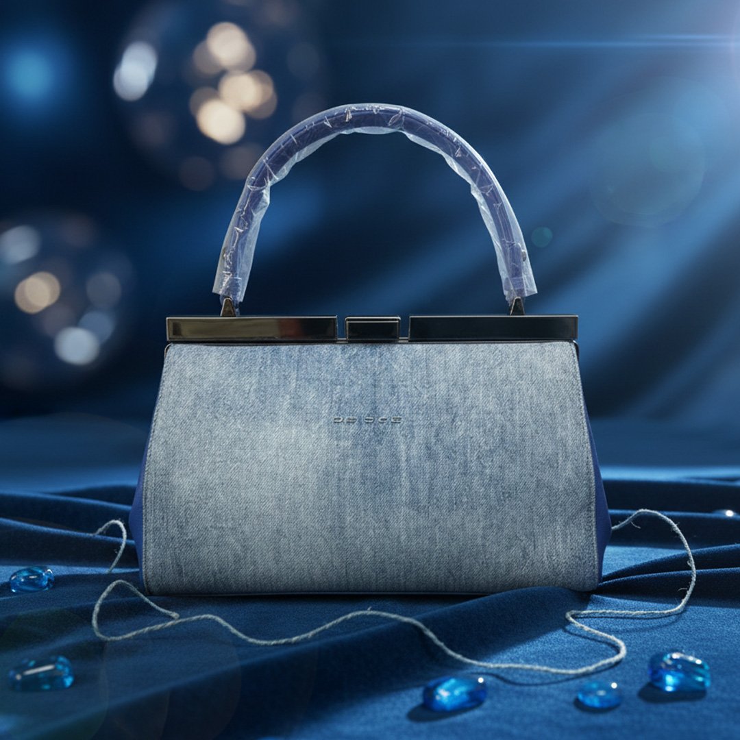 The Blue Denim Frame Bag - Image 3