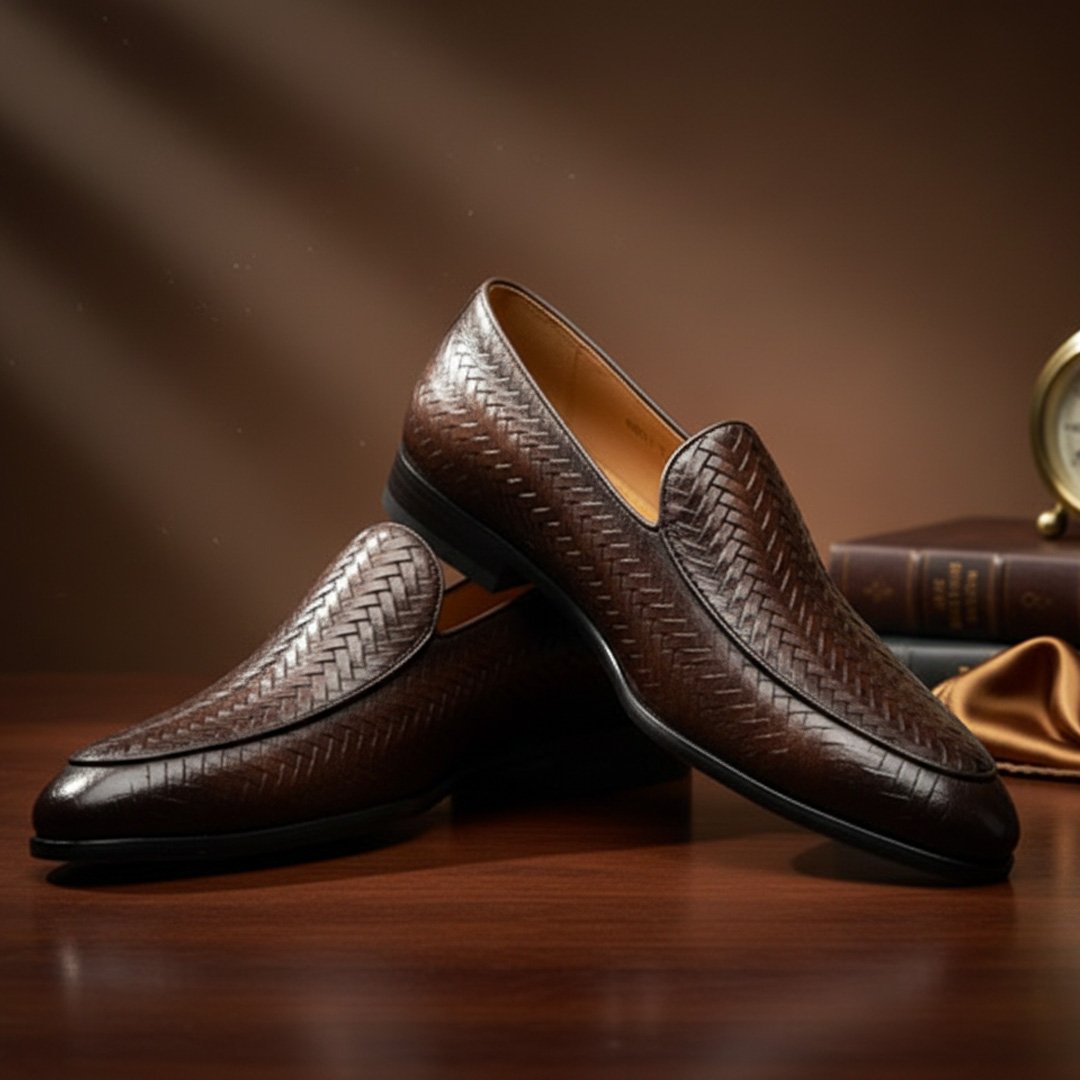 Berluti Paris Textured Weave Loafer - Image 2