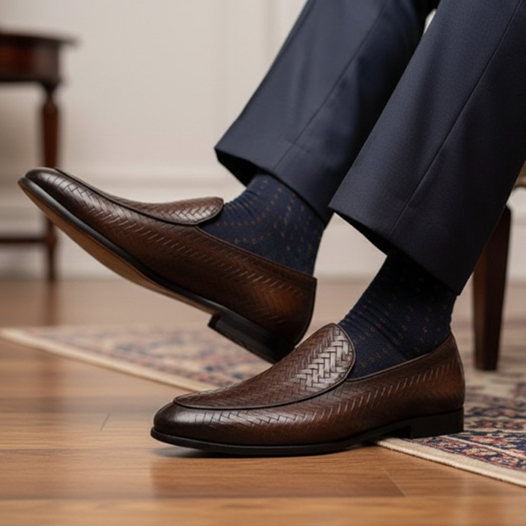 Berluti Paris Textured Weave Loafer - Image 3