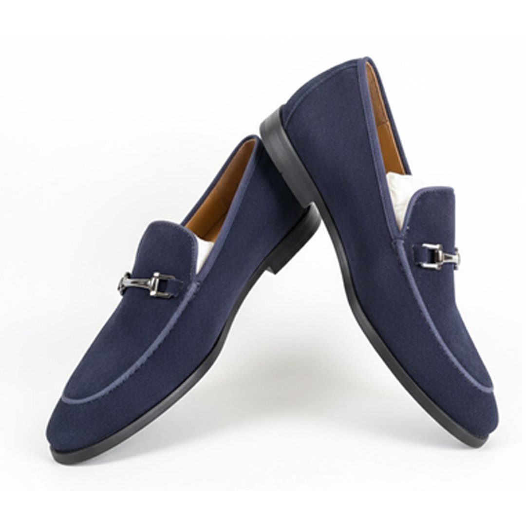 TED BAKER LONDON Buckled Suede Loafer