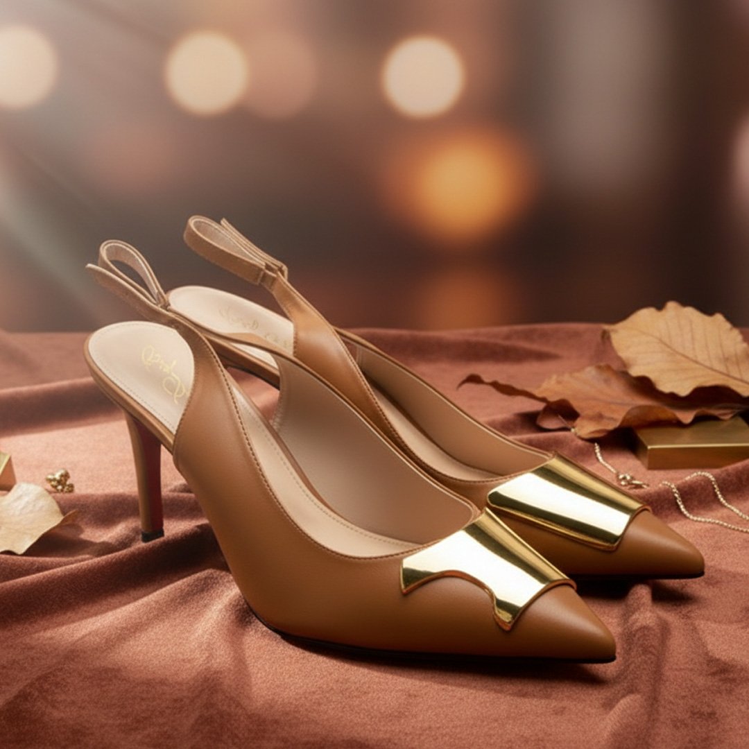 The Tan Power Slingback - Image 2